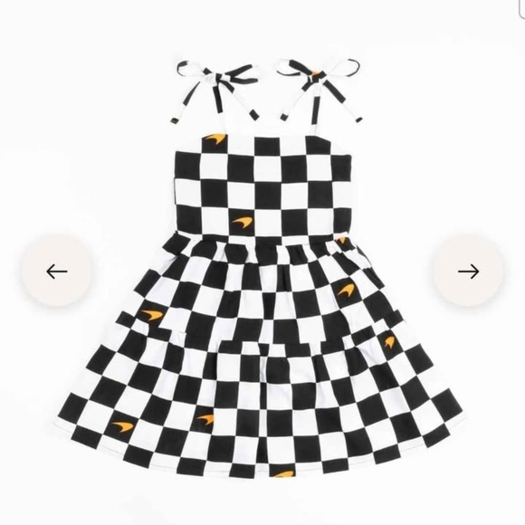 Kenny Flowers Other - Kenny Flowers McLaren Black and White Checkered Kids Dress